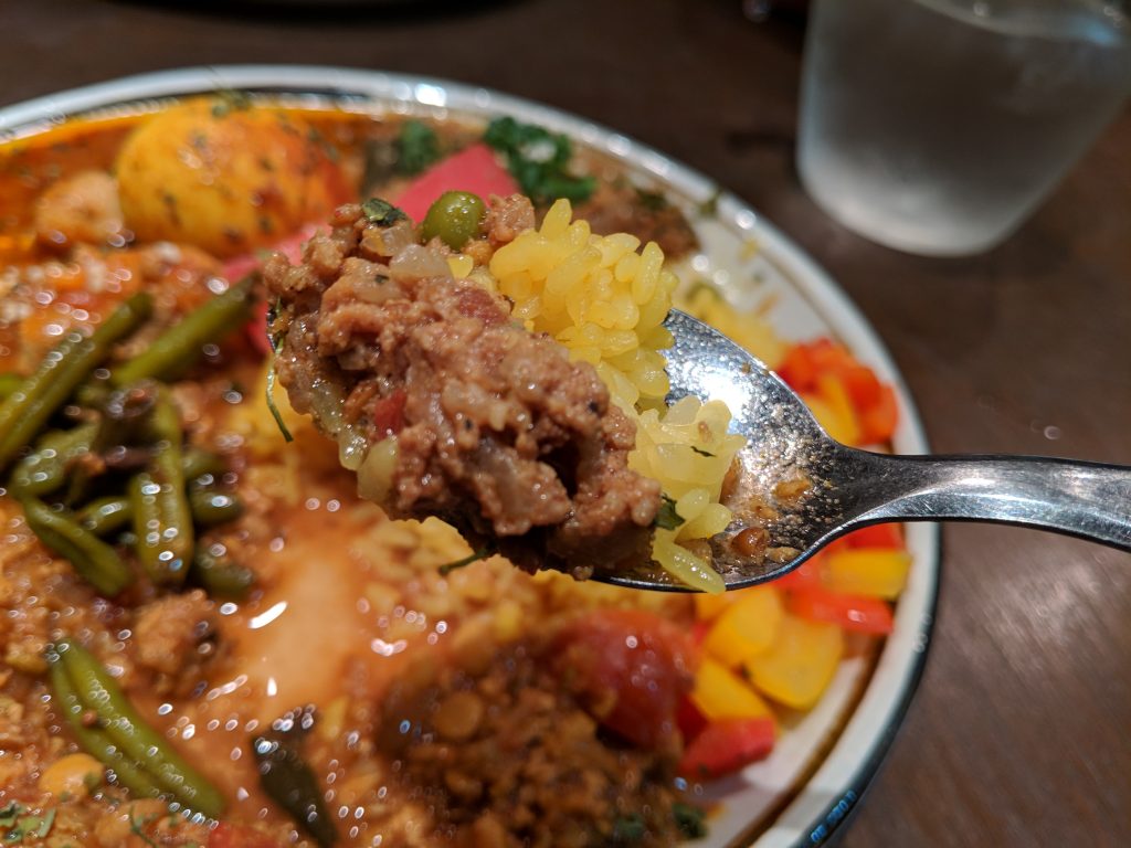 カオス スパイスダイナー 大阪カレー あいがけカレー 四ツ橋駅 アメリカ村 心斎橋