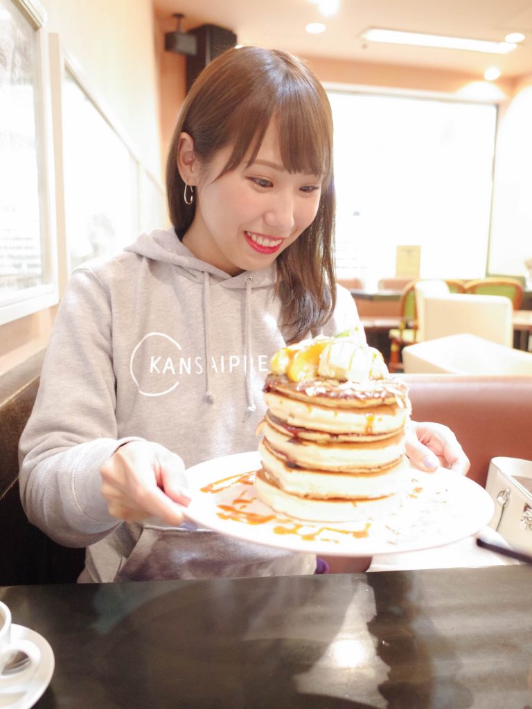 梅田　ホワイティうめだ　パンケーキ　belle-ville　ベルヴィル