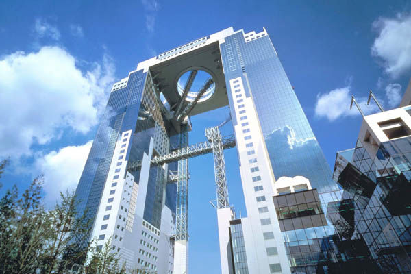 大阪 観光 スカイビル スカイビルタワー 梅田 夜景 観光地 観光スポット