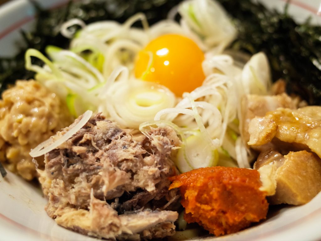 烈火 ひっぱり混ぜそば 庄内 大阪 ラーメン