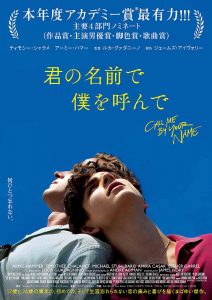 【お家で観るおススメ映画】「君の名前で僕を呼んで」
